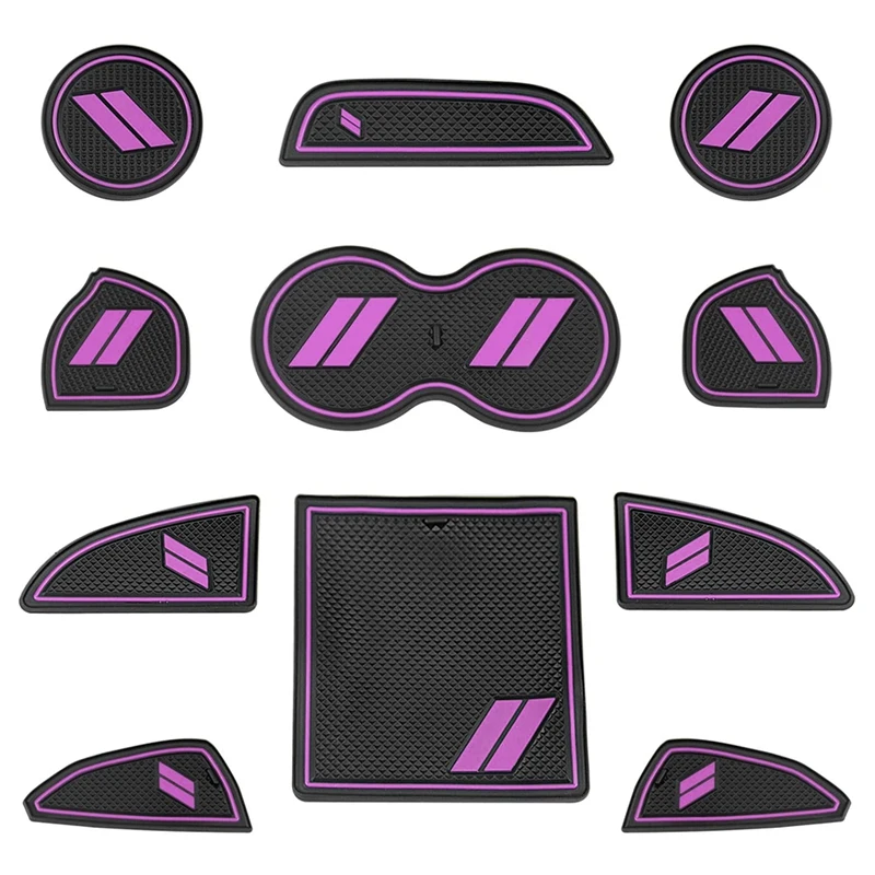 

Противопылевые коврики, подставка для центральной консоли, подставка для чашки, внутренняя карманная подставка для двери для Dodge Challenger ...