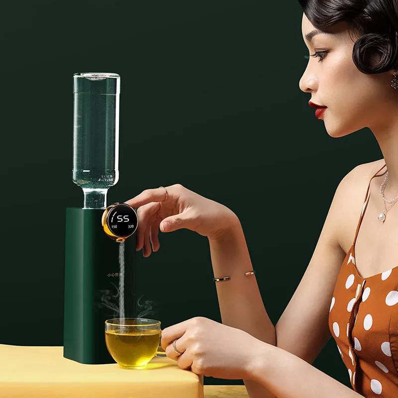 

1600W Instant Heating Water Dispenser Electric Pump Fast Heat Drinking Dispensador 3 Gear Quantitative Bucket Bottle Dispenser