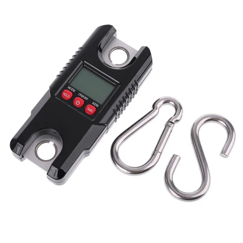 

LCD Digital Hanging Scale 300KG / 660LBS 100g Industrial Luggage Fishing Balance Crane Hook Scale