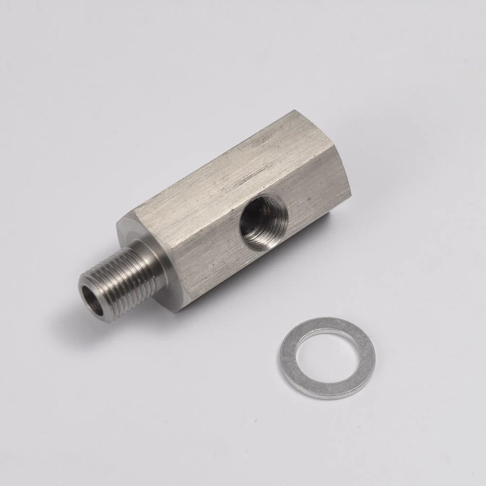 M10 Oil Pressure Sensor Three-way NPT Adapter Accessory Turbocharge Supply Pipe | Автомобили и мотоциклы