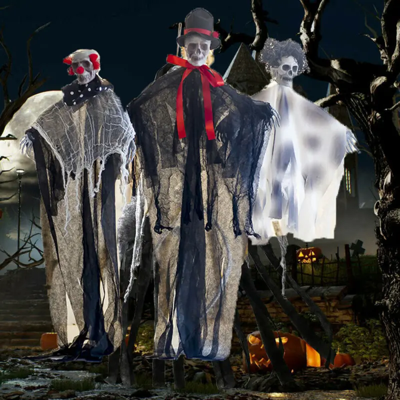 Скелет Хэллоуин висячий Призрак с рукой страшный дом привидениями реквизит