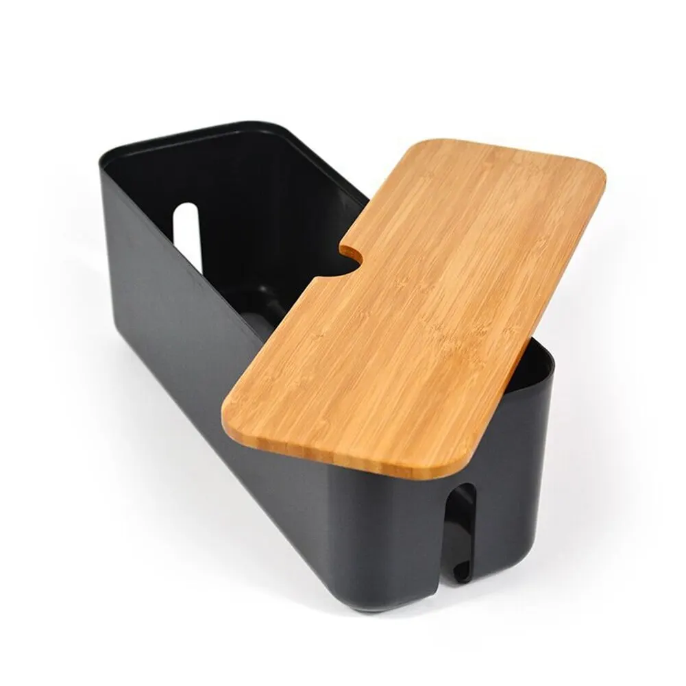 Органайзер для кабелей коробка из твердого пластика хранения сетевых лент