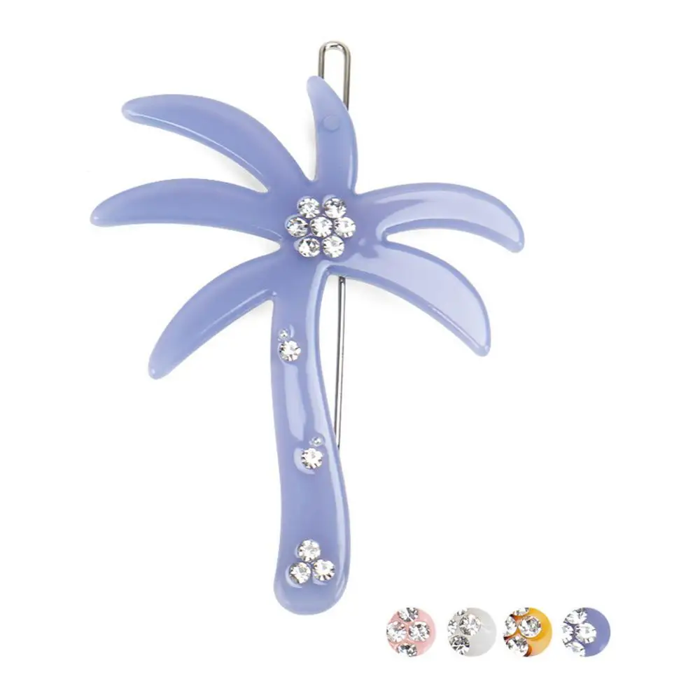 

Side Hairpin - Rhinestone Hair Clip for Women Girls French Design Hair Barrette Accessory Ornament Jewelry for Tiara Wear Bridal