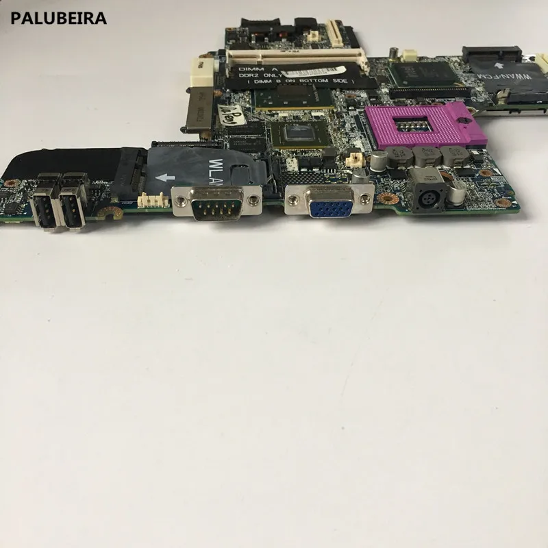 Материнская плата PALUBEIRA D630 материнская для ноутбука Dell Latitude DDR2 LA-3302P 0R872J CN-0R872J 0PN302