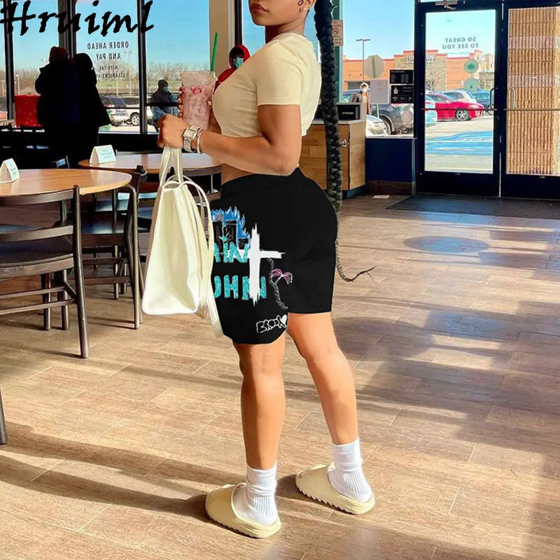 

Шорты женские с эластичным поясом, Модные свободные повседневные, стильные удобные короткие джинсовые штаны для праздников и дома