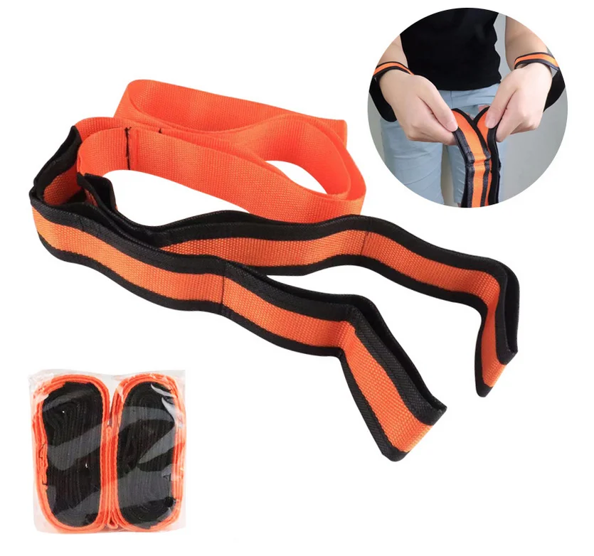 

New Useful Lifting Moving Strap Furniture Transport Belt In Shoulder Straps Team Straps Mover Easier Conveying Storage Orange