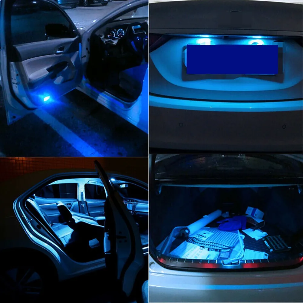 

24-SMD LED Bulbs 2825 Car Dome Lights Ice Blue Interior 168 Interior Map Lights Lights
