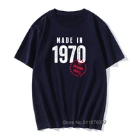 made in 1970 t shirt born 51th birthday vintage 100 cotton o neck t shirts man friend husband father retro clothes print gift