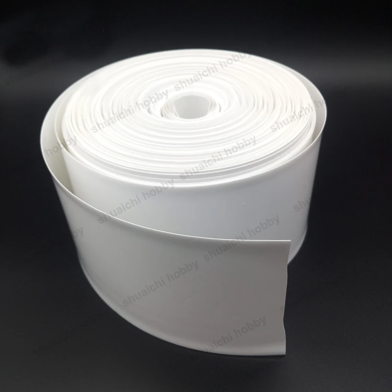 

3meter RC Aircraft 2S 3S 4S 6S Lipo Battery White Thicken PVC Heat Shrinkable Tube Electric Core Outer Shrinking Film Case