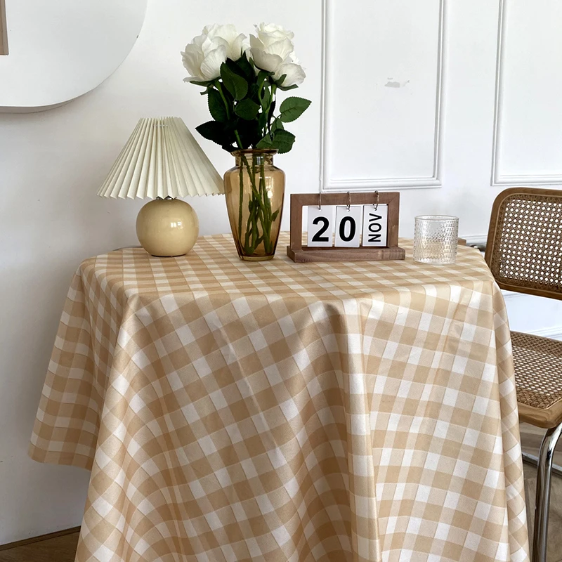Клетчатая скатерть для стола вечерние ринки свадьбы улицы салонного чайного