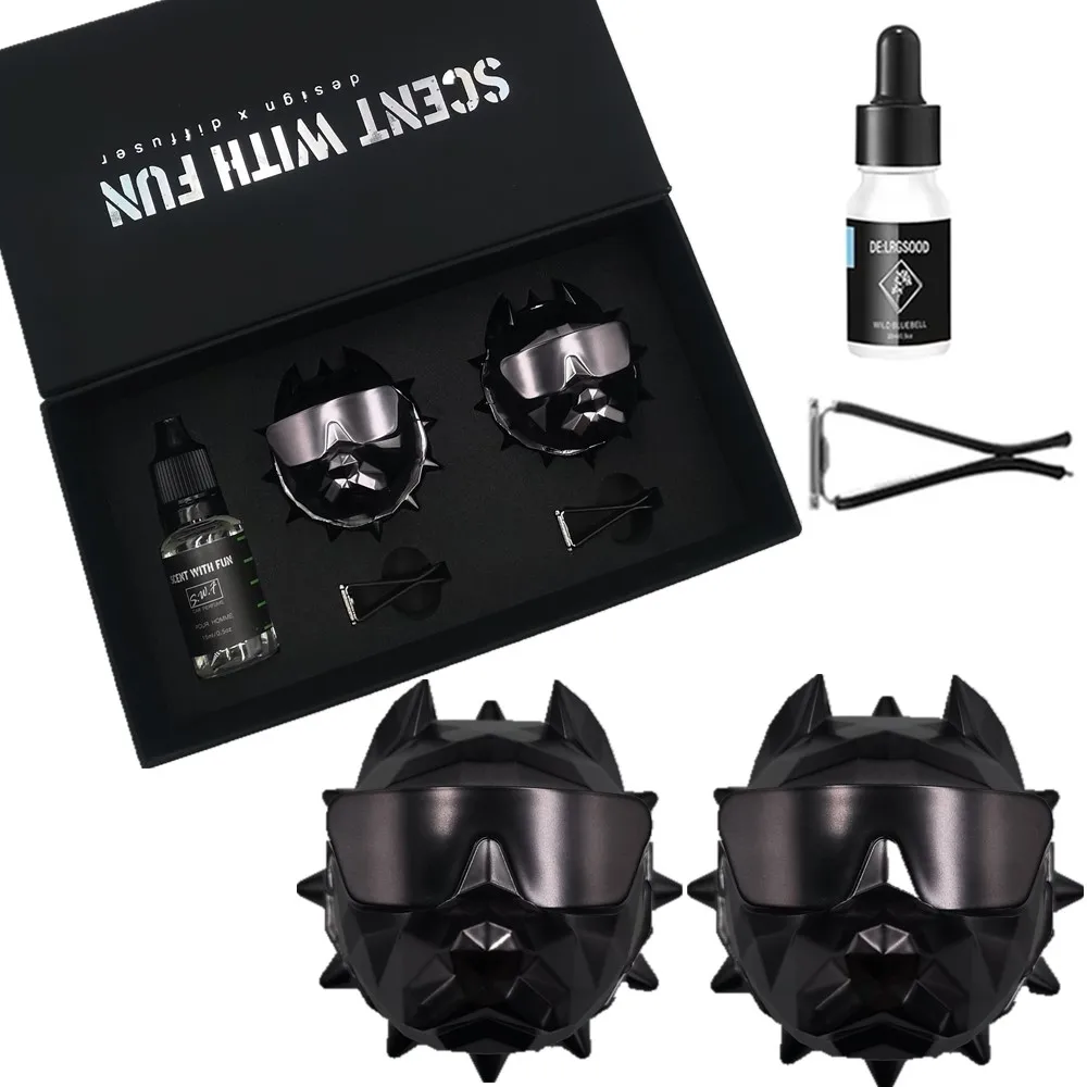 Подарочная коробка масла бульдог автомобильный освежитель воздуха аромат