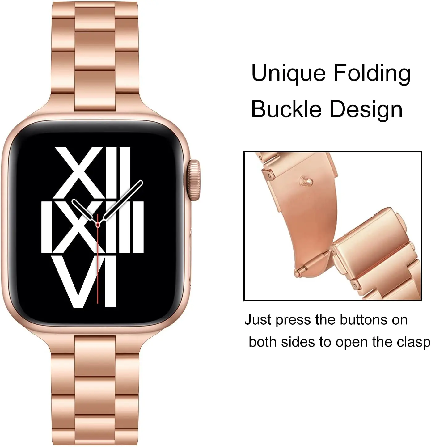 Тонкий ремешок для Apple Watch Band 40 мм 44 38 42 ультратонкий металлический браслет