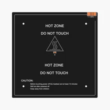 235*235*3.0mm 3D Printer Parts black MK3 24V 220W hotbed latest Aluminum heated bed For Creality Ender-3/3S 3D Printer