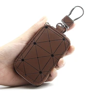 new creative key holder for men women car keys wallet pouch bag leather keychain housekeeper car key case organizer key cover