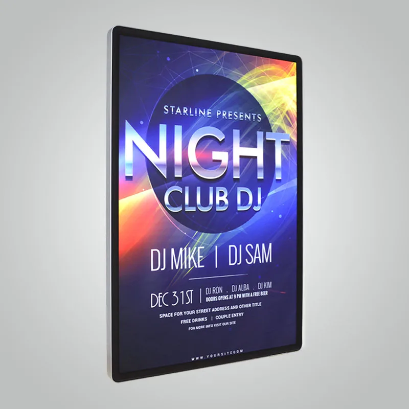 Светильник с указательной надписью Алюминевая защелкивающаяся фоторамка diy