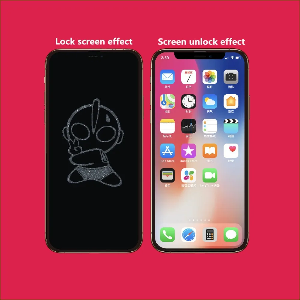 Невидимый мультфильм 6D полноэкранная пленка из закаленного стекла для iPhone 11 Pro MAX XR XS MAX стеклянная пленка для iPhone X 6 6s 7 8 Plus