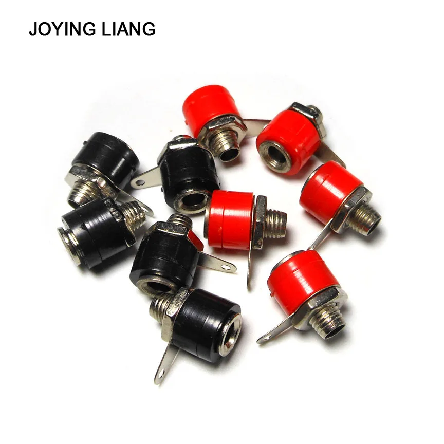 Разъем типа банан диаметр 4 мм медный разъем клеммные разъемы на выбор красный