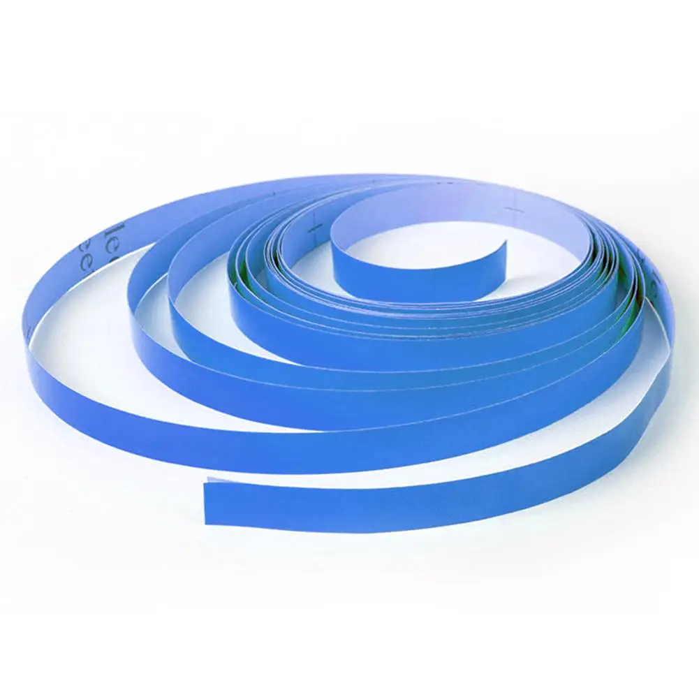 Blue 0.39in* 16.40ft Новое поступление автомобиля DIY Светоотражающая полоса обода кузова автомобиля самоклеящаяся клейкая лента-наклейка 5 цветов - Цвет: Blue