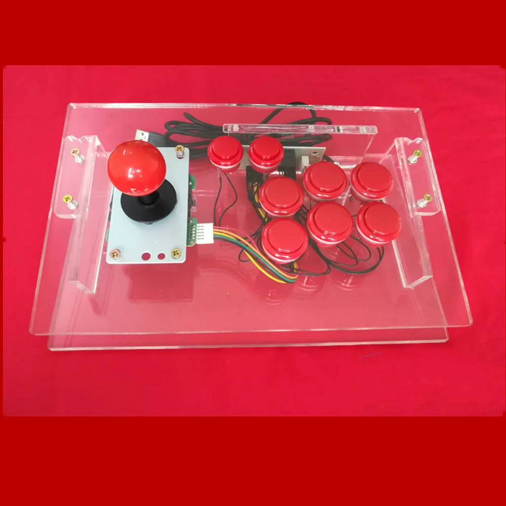 Аркадный джойстик Arcylic прозрачный USB Fighting Stick игровой контроллер геймпад