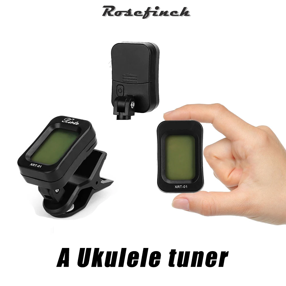 Мини Гавайский гитарный тюнер UKE UK2335B черный укулеле для концертов