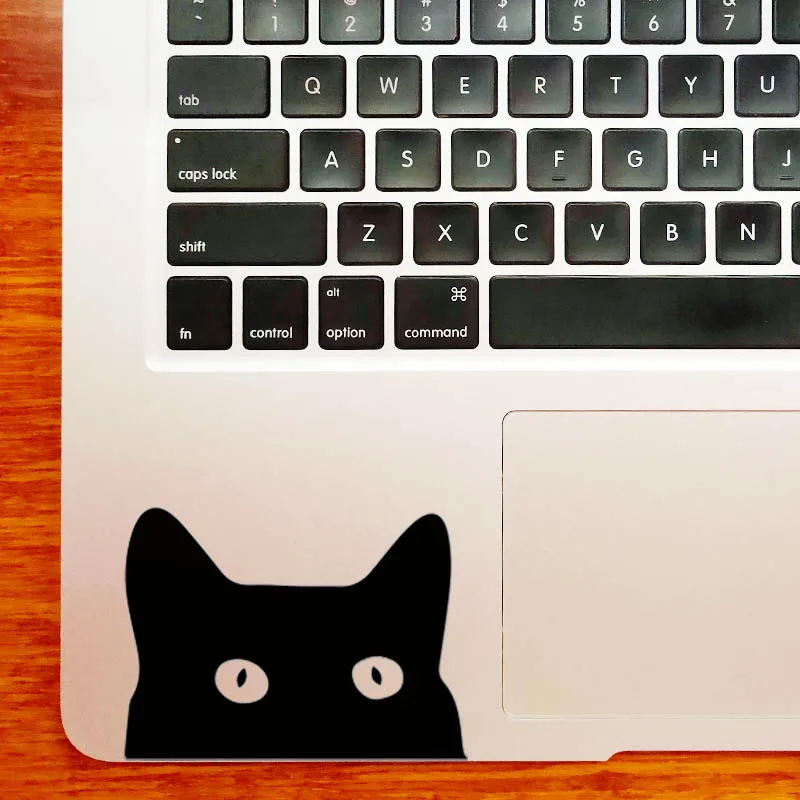 

Curious Black Cat Laptop Trackpad Decal for Macbook Sticker Pro Air Retina 11" 12" 13" 15" Mac Surface Book Vinyl Touchpad Skin
