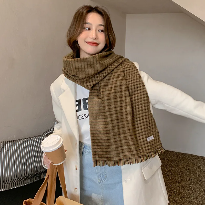 

Warm Cashmere Scarf 2022 Scarves Women Luxury Winter Pashmina Shawls and Wraps Print Bufanda Female Blanket Stoles Hijab foulard