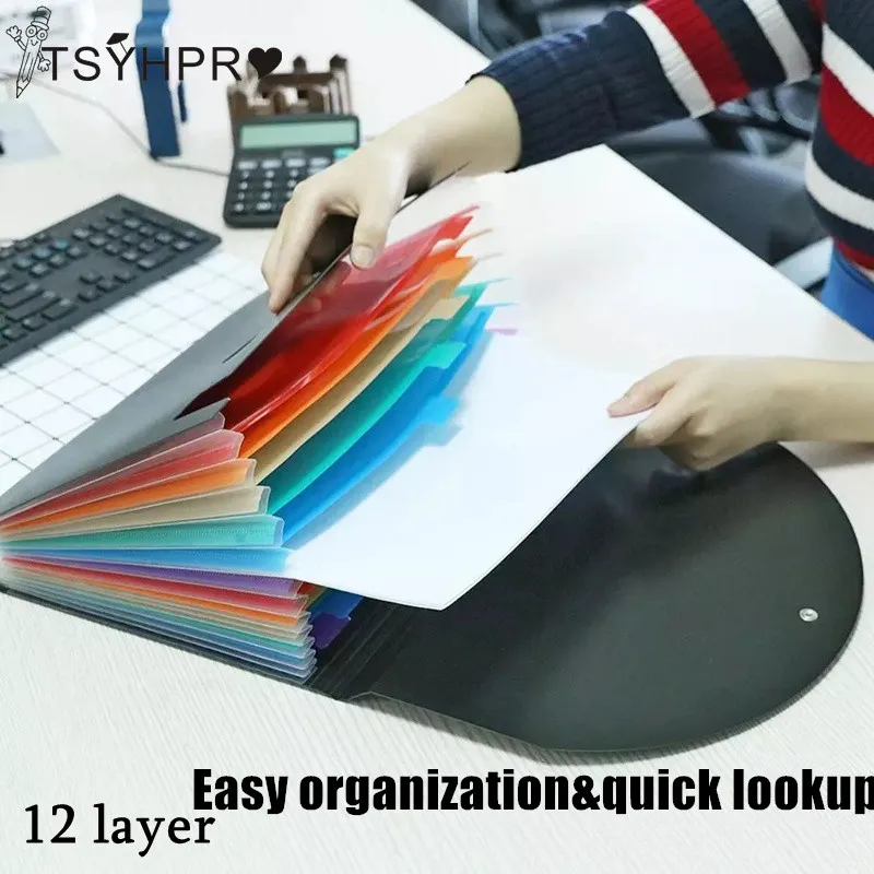 12/13 карманов расширяющаяся папка для файлов/Органайзер файлов гармодиана с