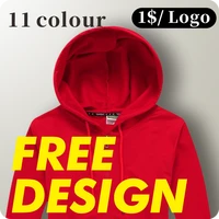 zipper autumn sports couple hooded sweater slim slimming custom spring and autumn thin section printing embroidery logo