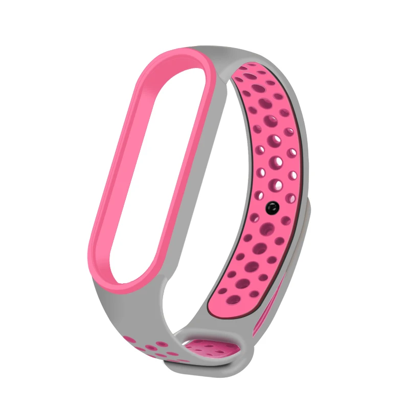 Bracelet For Xiaomi Mi band 6 5 3 4 Strap Breathability and perspiration fitness Wrist strap For Mi Band 6 5 band 4 Sport Strap