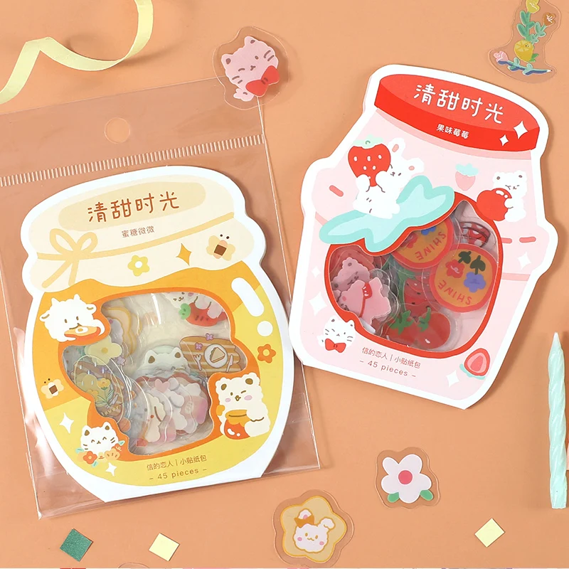 Рисунок 3 - милые растения канцелярские наклейки