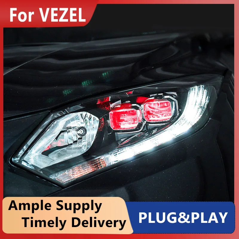 Автостайлинг для honda HRV передсветильник фара s VEZEL светодиодный ная передняя