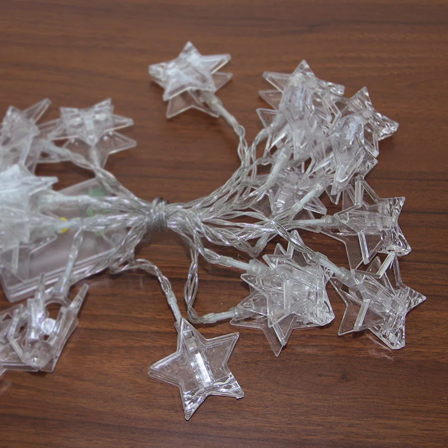 

Thrisdar 10/20/40LED DIY Card Photo Clip String Light Battery Powered Hanging Pictures Cards Fairy Lights For Christmas Bedroom