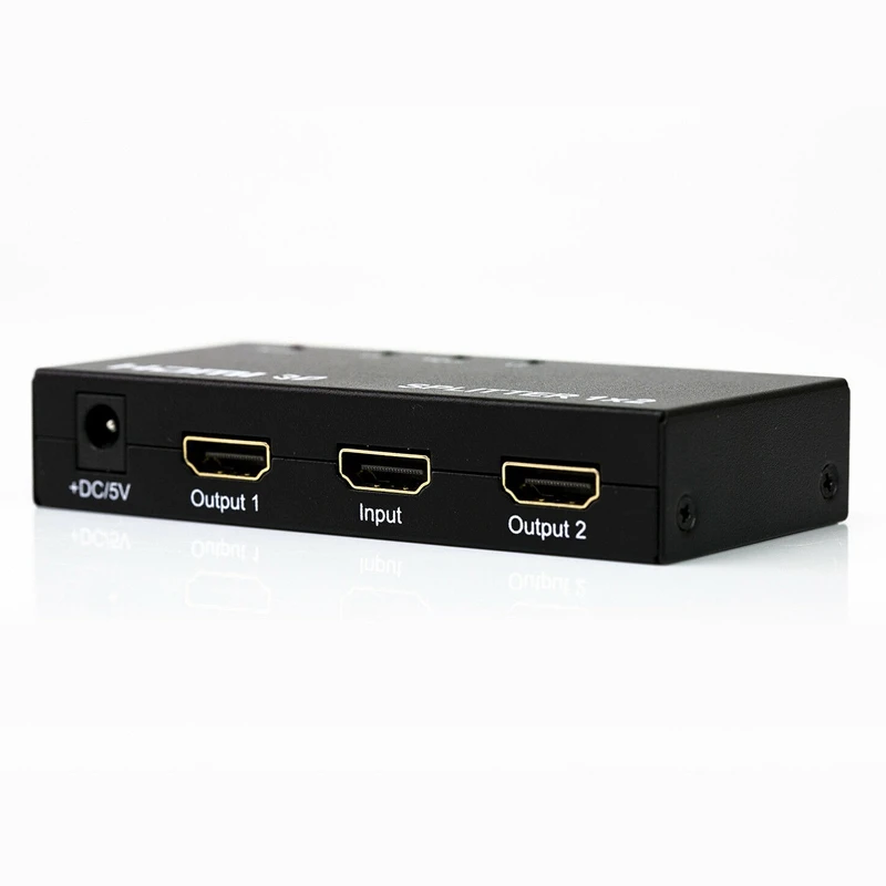 HDMI Splitter 1 in 2 Way Supports 3D 1X2 Audio UK Plug | Электроника