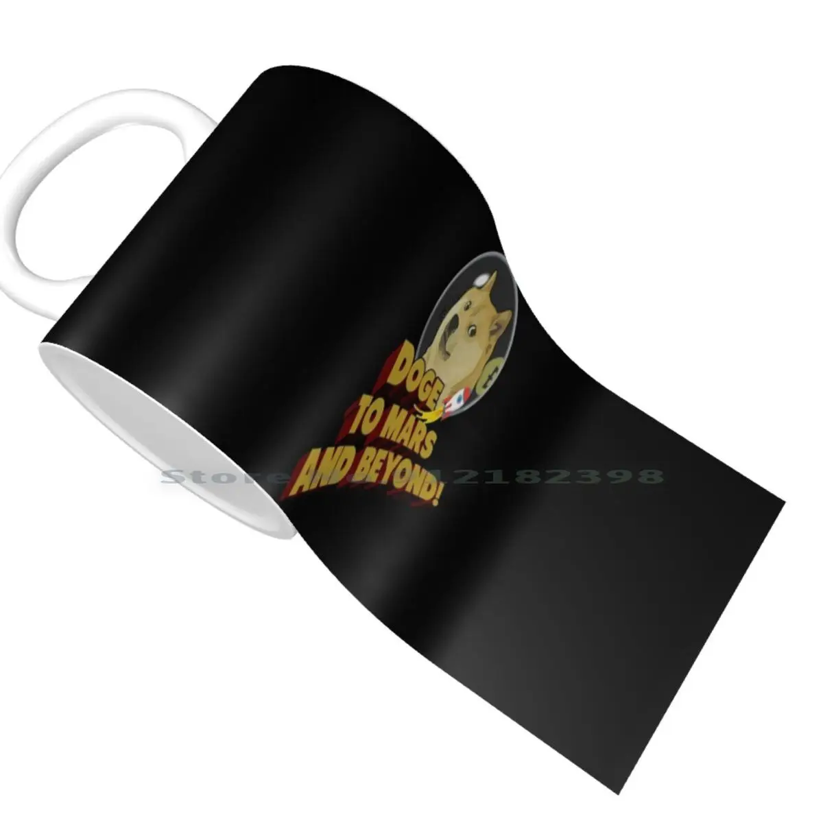 Дочь до и выше! Керамические кружки кофейные чашки Кружка для молока чая Dogecoin