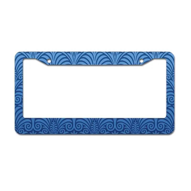 

Peceeta Flowers Pattern Blue License Plate Frame 2 Holes 1 Frame Matte Aluminum License Plate Holder white 16x31cm"] E7CA