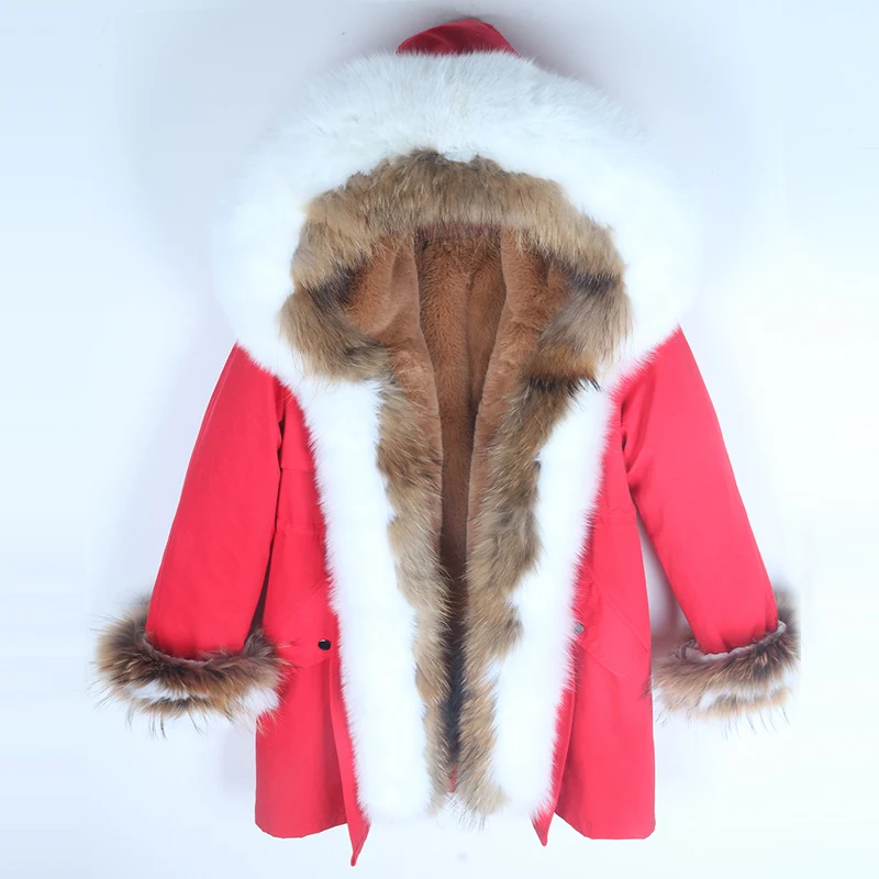 2019 верхняя одежда с капюшоном и воротником из натурального Лисьего меха парка