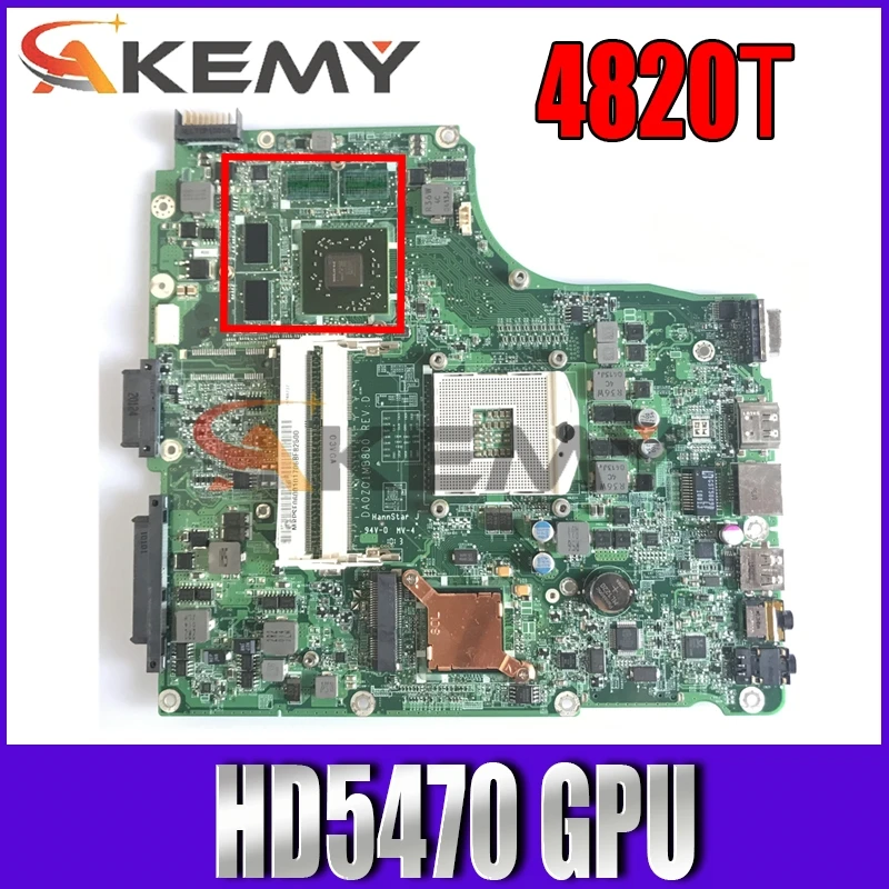 

For Acer 4820 4820T laptop motherboard DA0ZQ1MB8D0 DA0ZQ1MB8F0 GPU HD5470 has been 100% fully tested