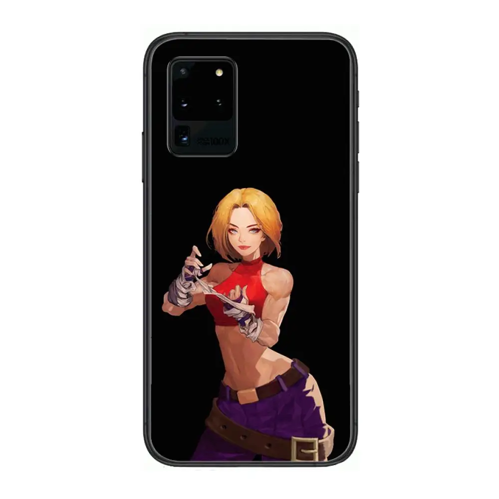 

Case The King Of Fighters Phone cover hull For SamSung Galaxy S 6 7 8 9 10 20 21 Plus Edge E note 5G Lite Ultra black soft bum