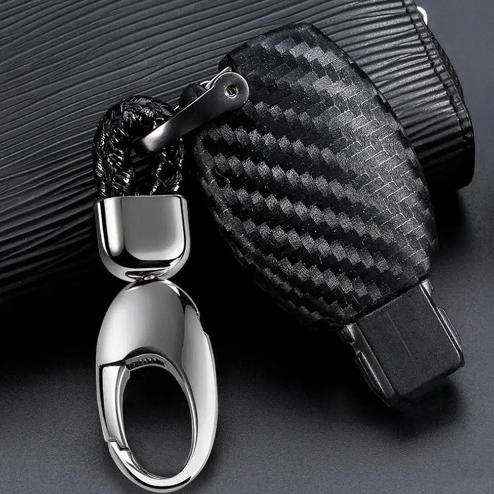 Новинка чехол-брелок для автомобильного ключа жесткий чехол из углеродного