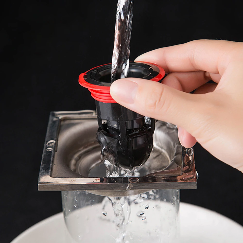 

1PCS Bathroom Odor-Proof Leak Core Floor Siphon Drain Cover Kitchen Sink Strainer Deodorant Floor Drain Core Drainage Sewer Plug