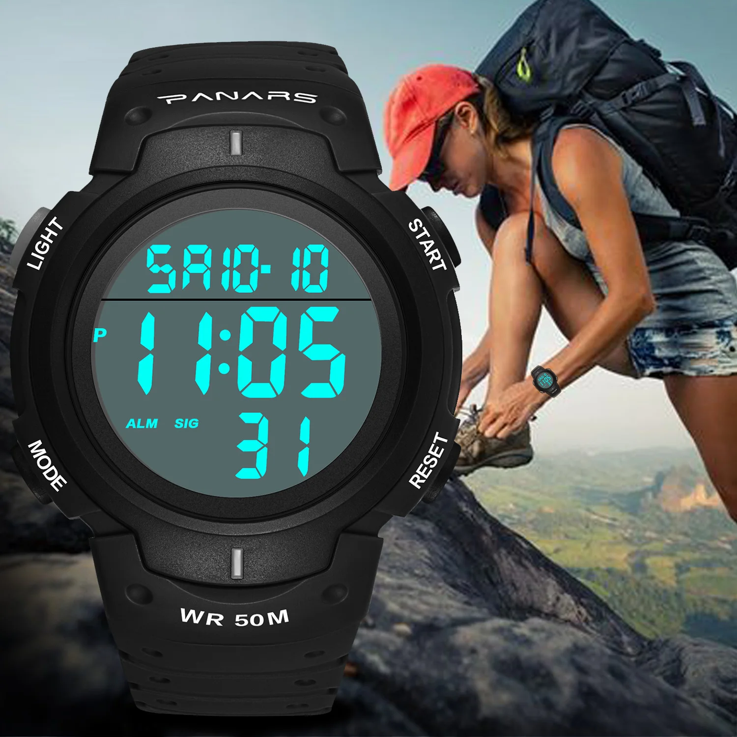 

SYNOKE Digital Watches Men Life Waterproof Wristwatches Relogio Masculino Mens Sport Military Man Electronic Chronograph Clock