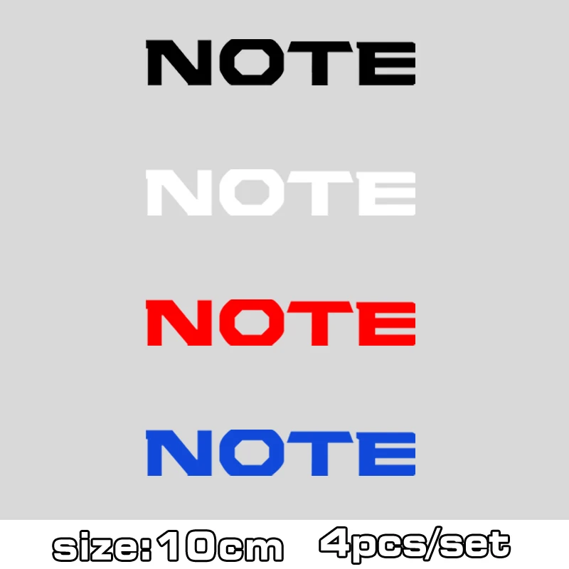 4 Pieces For Nissan NOTE E11 E12 Car Accessories JDM Styling Stickers Decal Automobiles Door Handle Sticker |
