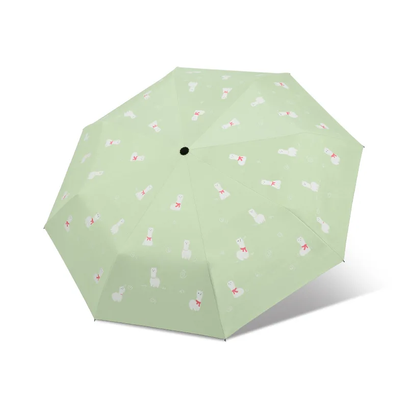 Пластиковый автоматический Солнечный зонт мультяшная серия анти УФ зонтик