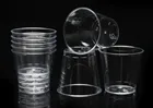 50 шт.100 шт прозрачные Пластик одноразовые вечерние рюмки желе чашки стаканы на день рождения