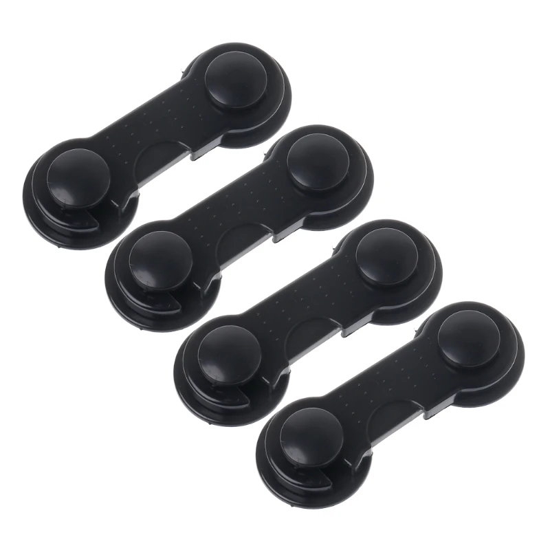 

4Pcs Baby Saftey Look Doors Drawers Wardrobe Toddler Baby Children Protection Safety Plastic Lock Cabinet Locks refrigerator