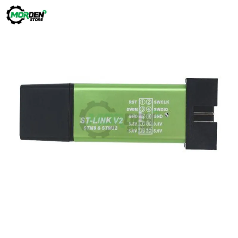 Мини-программатор ST LINK Stlink V2 симулятор загрузки STM8 STM32 программатор с крышкой и