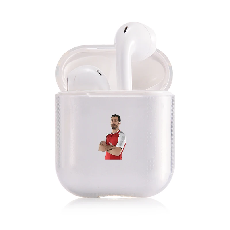 I200242 Знаменитый бренд баскетбольных Athlete наушники чехол для Apple airpods чехол игрок NBA Bluetooth Pop Air стручки чехол прозрачный жесткий чехол из пластика с изображением крышка - Цвет: I200242