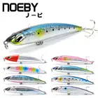 NOEBY 185 мм126,5 г новинка, лазерная поверхность, Тонущий Карандаш, рыболовная приманка через проволоку, 3x-прочный крючок для большой рыбы Tuna GT