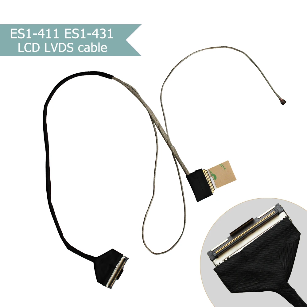 Новый ЖК LVDS кабель для ACER E14 ES1 411 431 видео на экране ноутбука дисплей DD0Z8ALC000