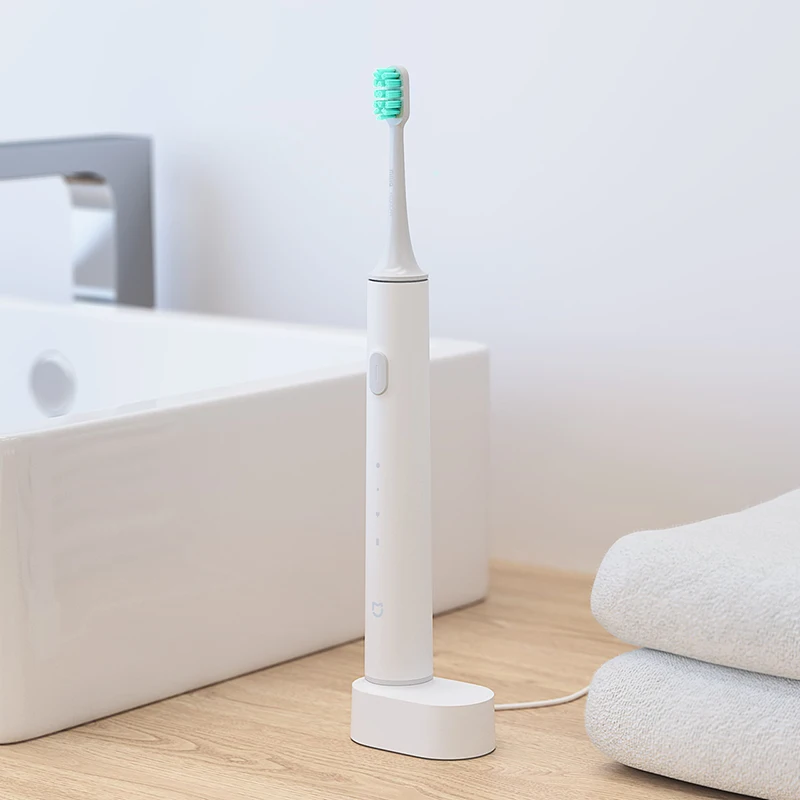Электрическая зубная щетка Xiaomi Mijia T500 умная ультразвуковая для отбеливания зубов
